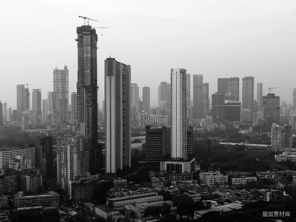 高清摄影 城市 黑白 建筑 都市 景观 现代都市的黑白剪影