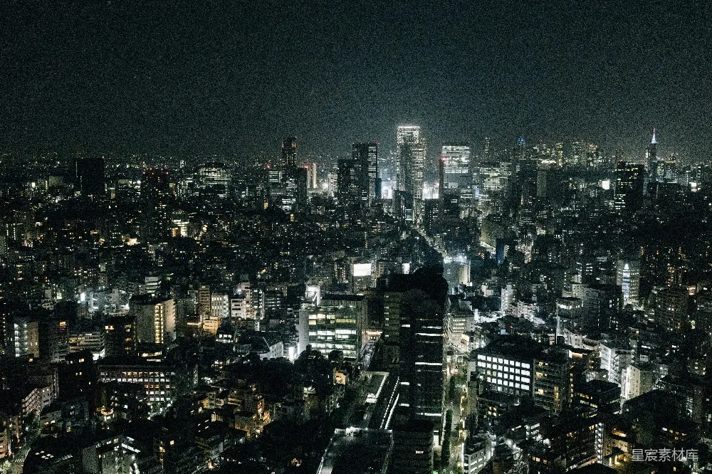 高清摄影 城市夜景 建筑群 都市风光 夜间摄影 繁华 夜幕下的城市灯火
