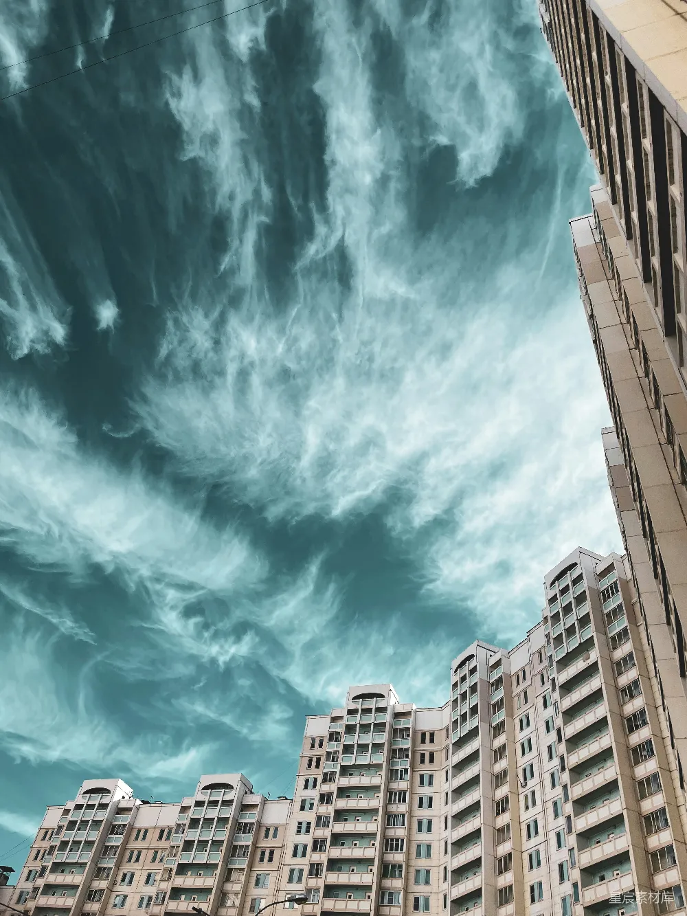 高清摄影 城市 天空 建筑 现代 自然 城市与天空的对话