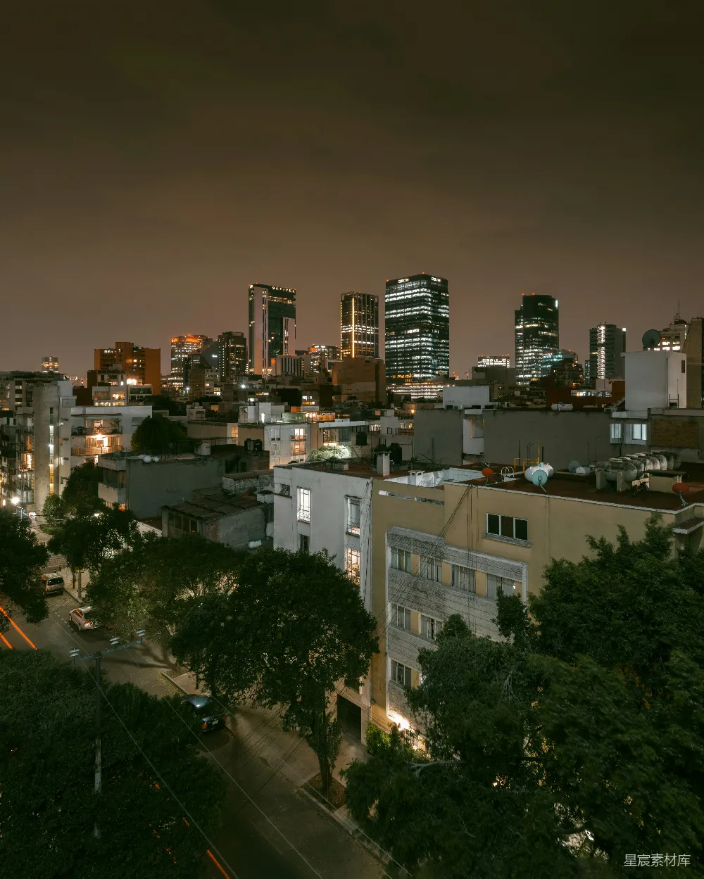 高清摄影 城市 夜景 建筑 灯光 城市风光 夜幕下的城市景观