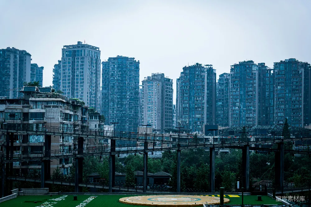 高清摄影 城市 空中花园 现代建筑 自然与建筑的结合 都市生活 城市中的空中花园