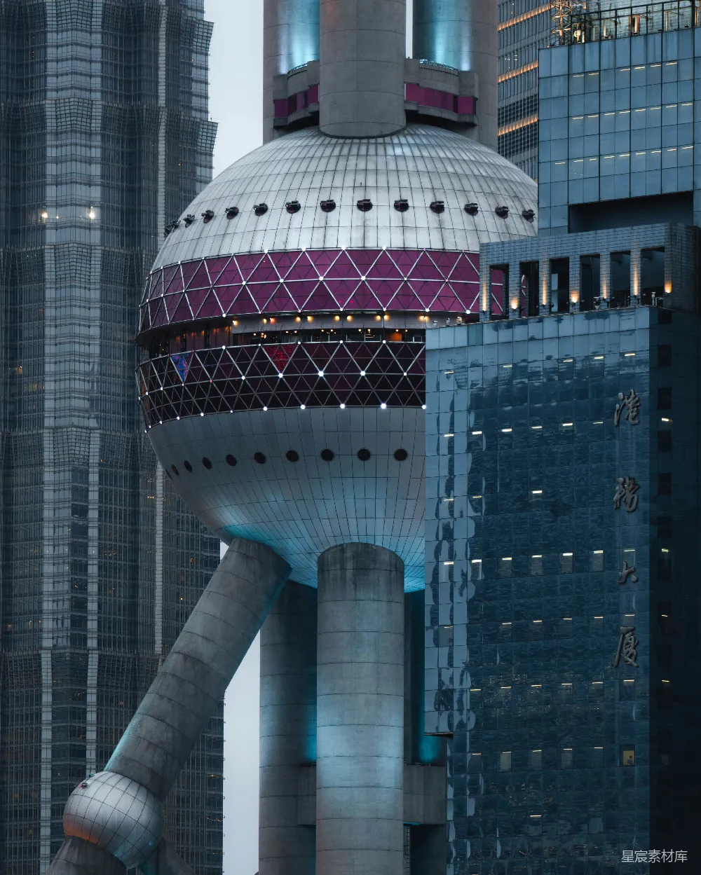 高清摄影 上海 地标 夜景 现代建筑 旅游 东方明珠塔夜景