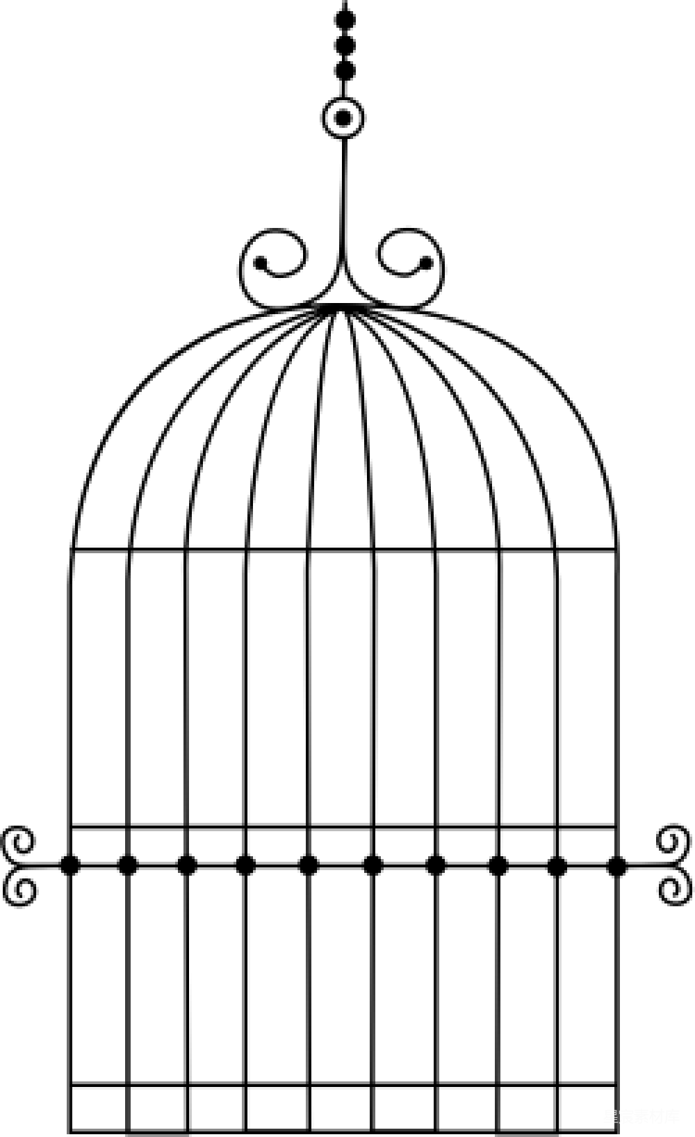 元素素材 元素 笼子