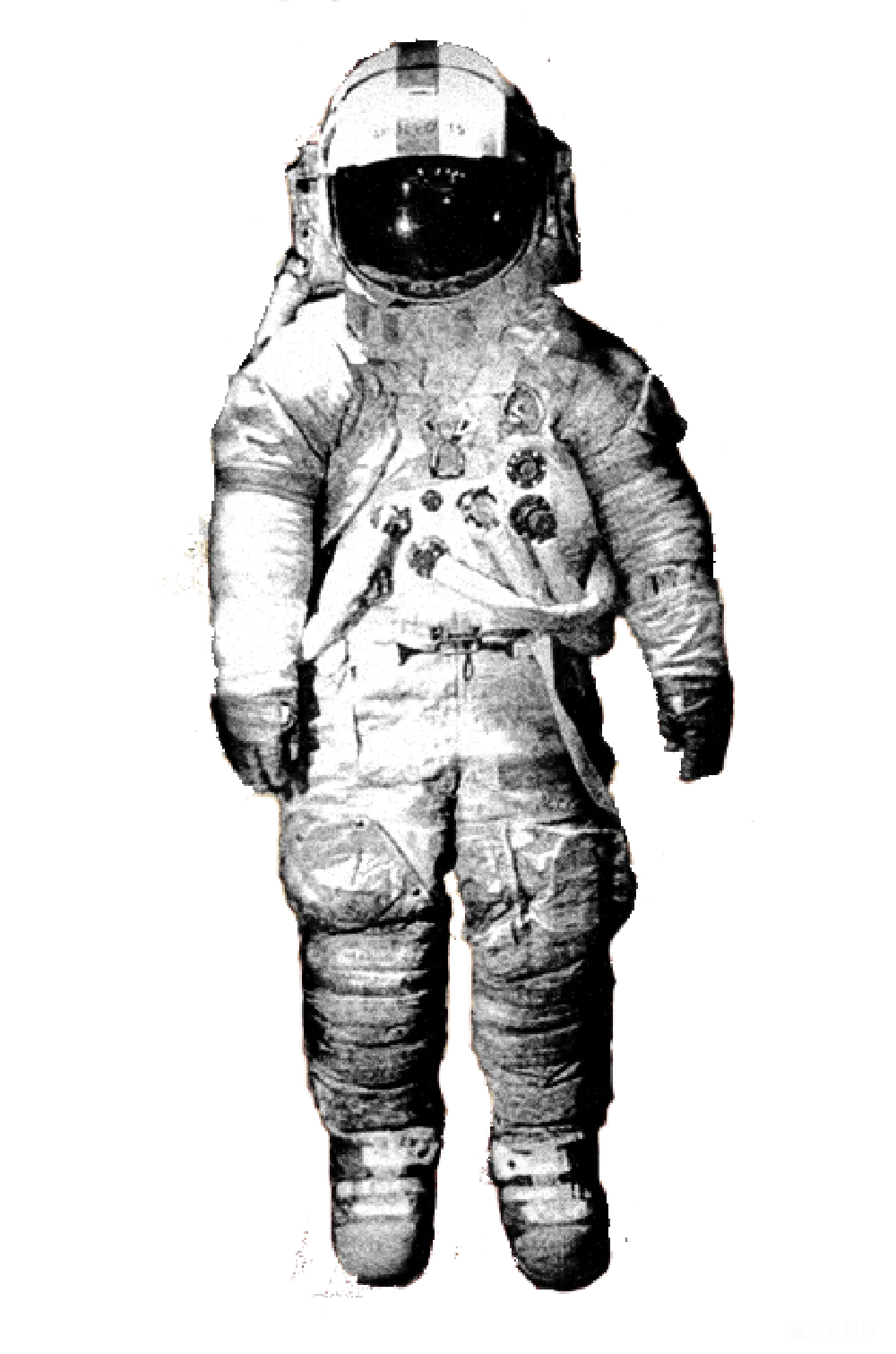 元素素材 太空服 复古 历史 经典宇航服