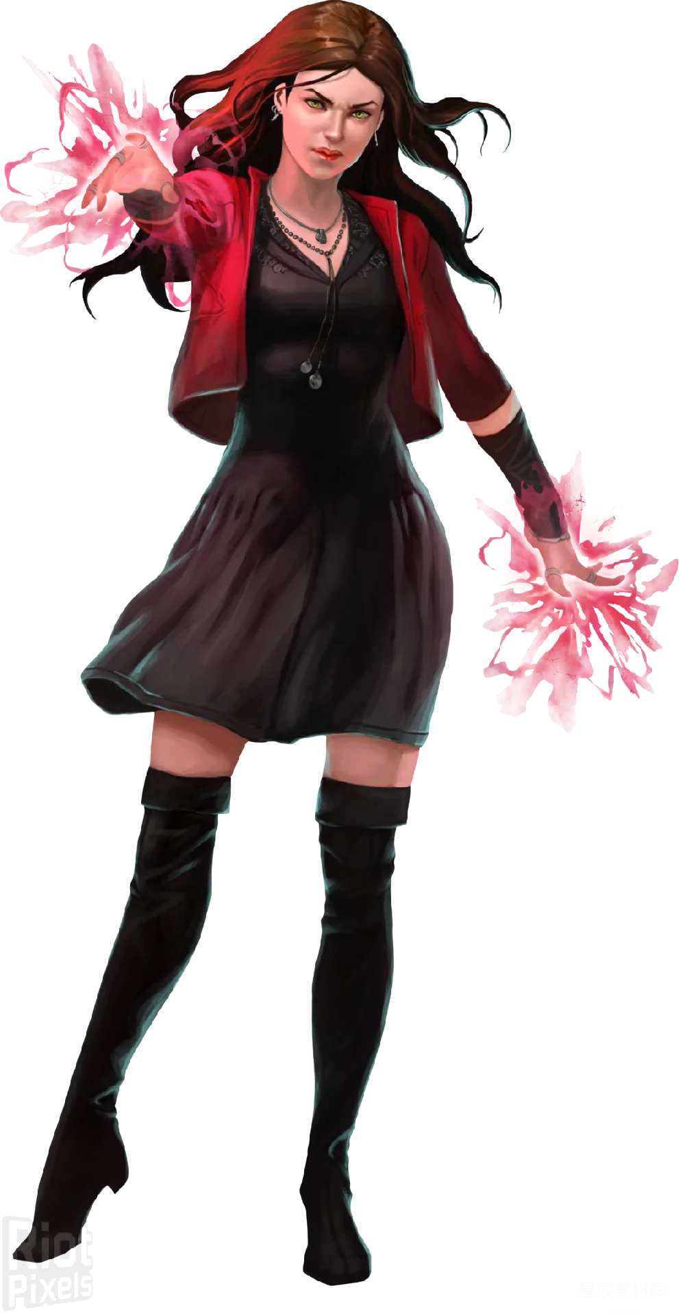 元素素材 奇幻 女性角色 插画艺术 奇幻女性角色插画