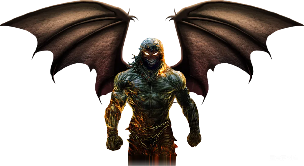 元素素材 恶魔 黑暗 火焰 恶魔战士：黑暗与火焰