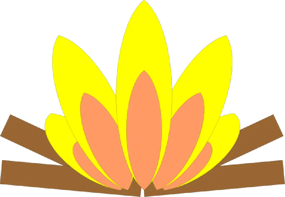 元素素材 元素 篝火