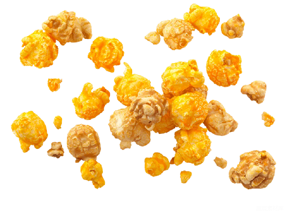 元素素材 爆米花 食物 动态 飞舞的爆米花