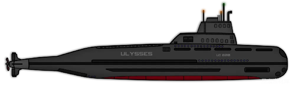 元素素材 潜艇 科幻 军事 Ulysses号潜艇