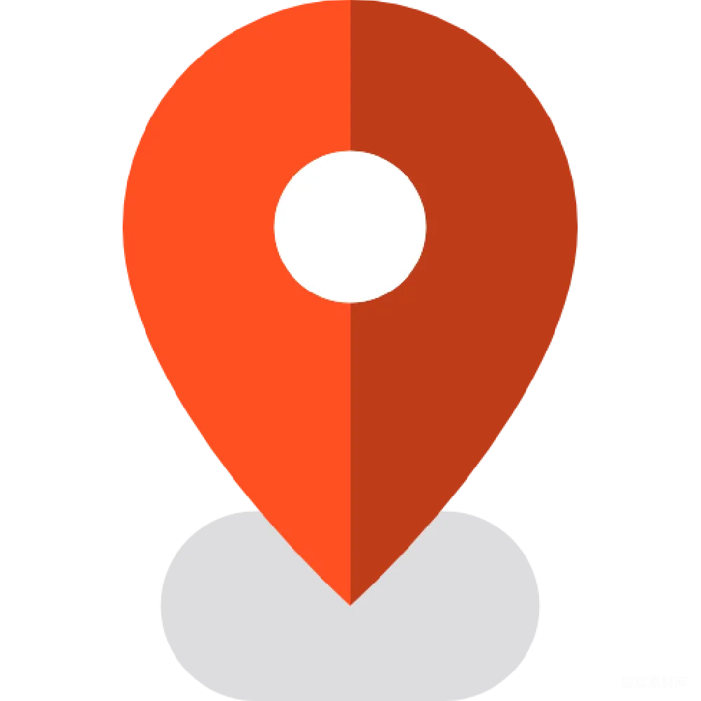 元素素材 定位 地图 图标 红色定位图标