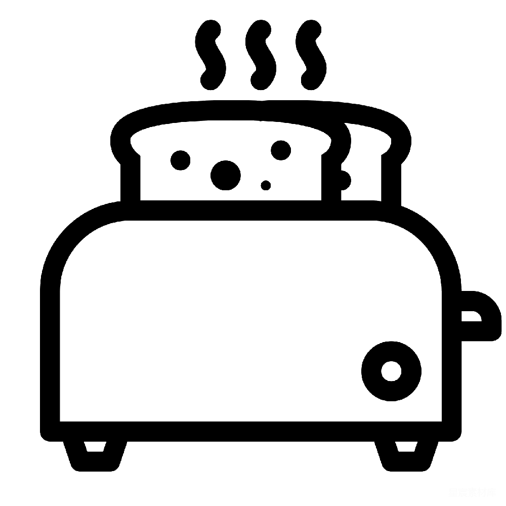 元素素材 吐司机
