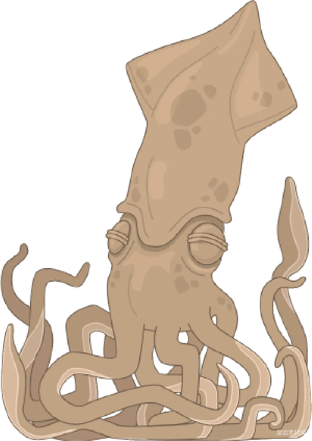 元素素材 怪异 触手 插画 触手怪异生物插画
