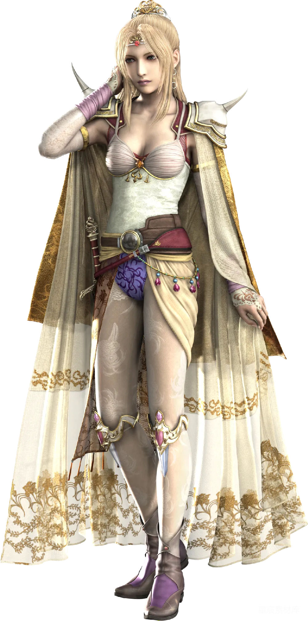元素素材 角色设计 幻想艺术 服饰 华丽的幻想风格女性角色