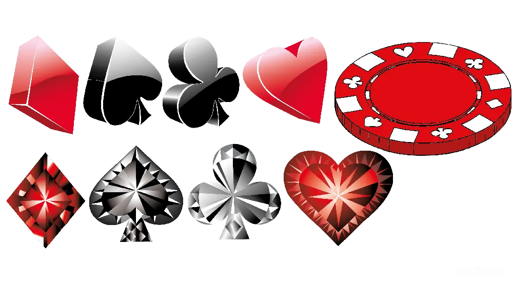 元素素材 元素 纸牌