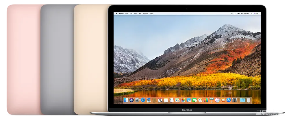 元素素材 多彩MacBook展示