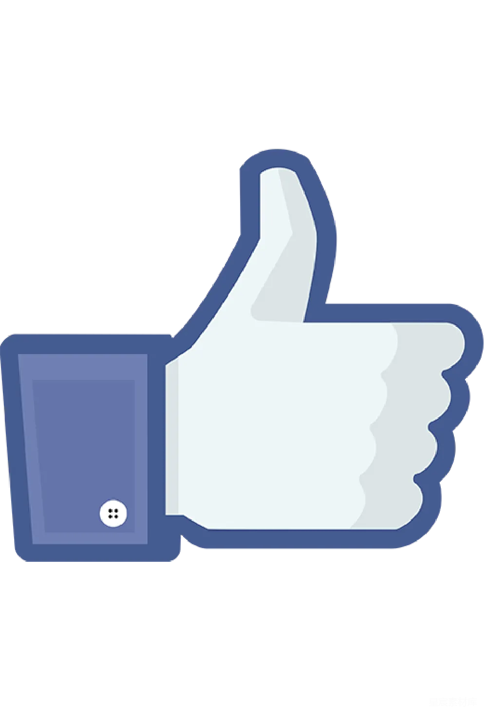 元素素材 Facebook 点赞 图标 Facebook点赞图标