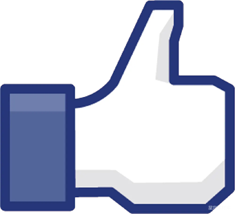 元素素材 社交媒体 图标 互动 Facebook点赞图标