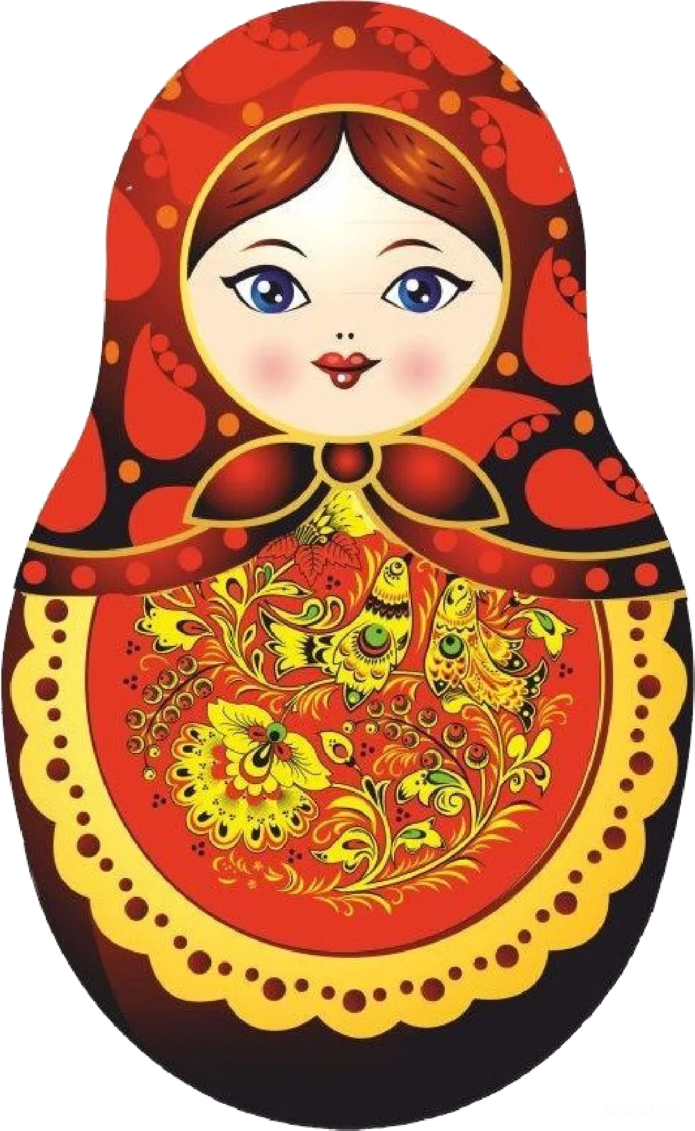 元素素材 木偶套娃