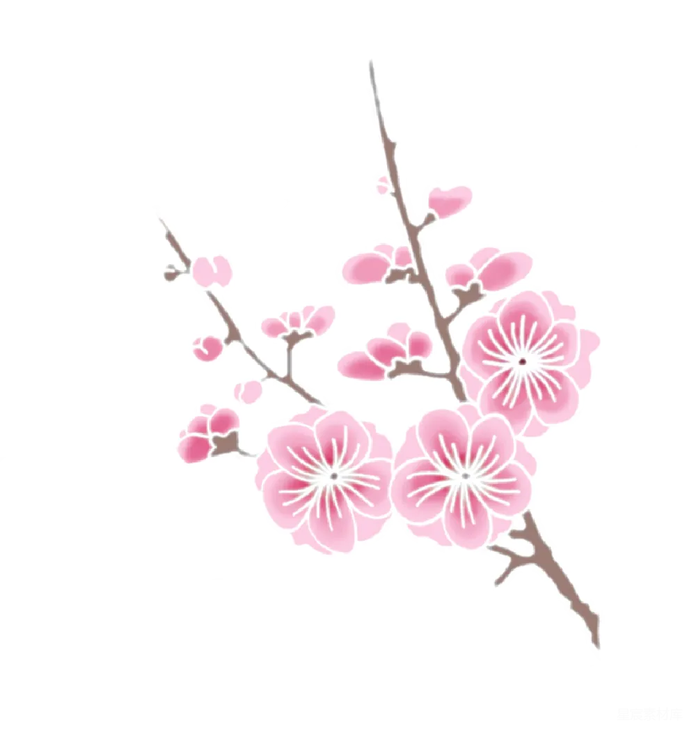 元素素材 樱花