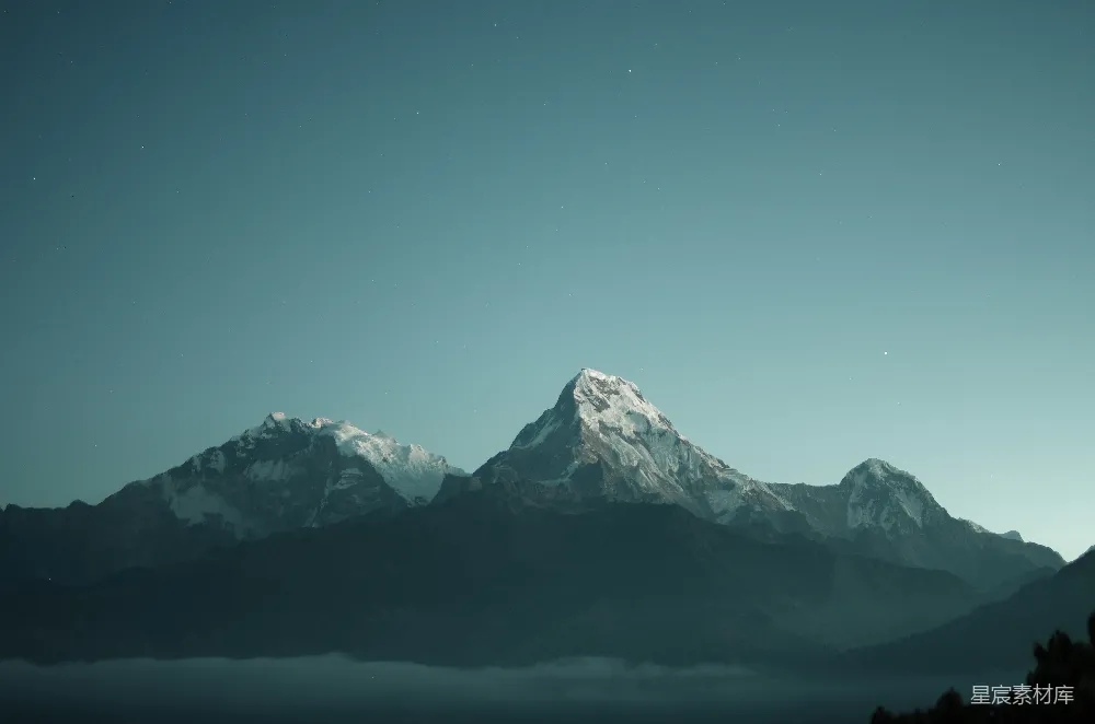 高清摄影 自然 雪山