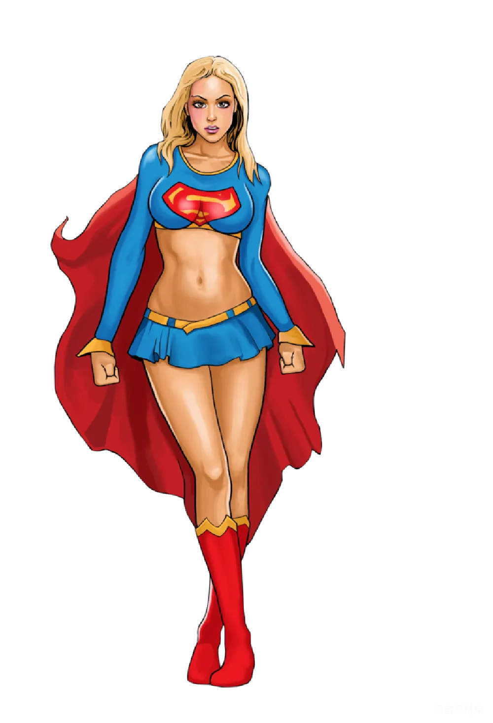 元素素材 超女 superhero
