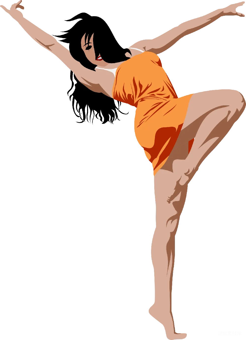 元素素材 元素 舞者