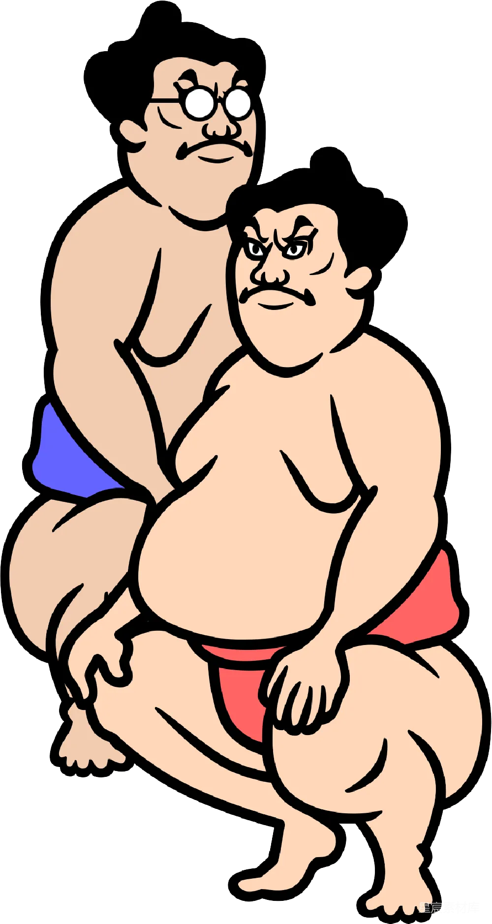 元素素材 元素 相扑