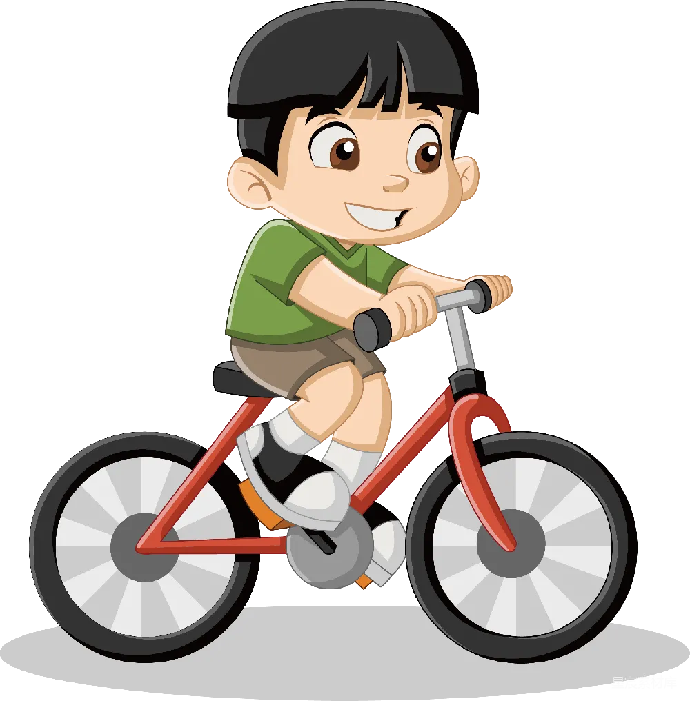 元素素材 元素 骑自行车