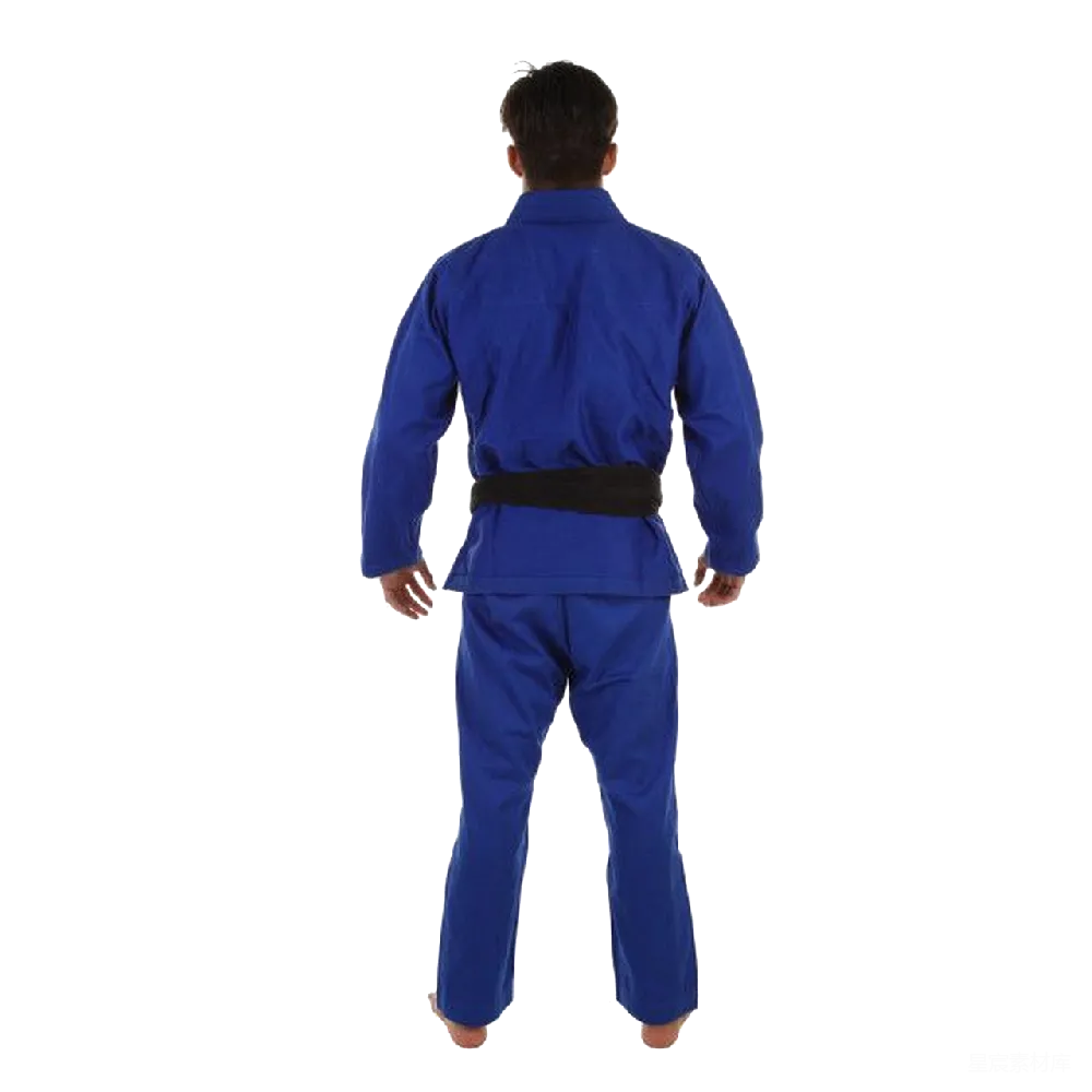 元素素材 男子蓝色柔道服背影
