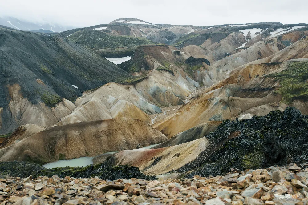 高清摄影 自然 白天的山地航拍