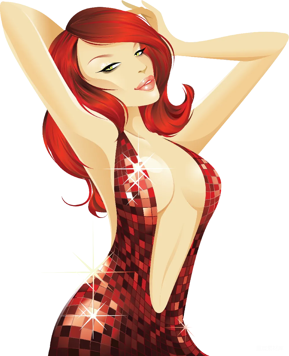 元素素材 女性