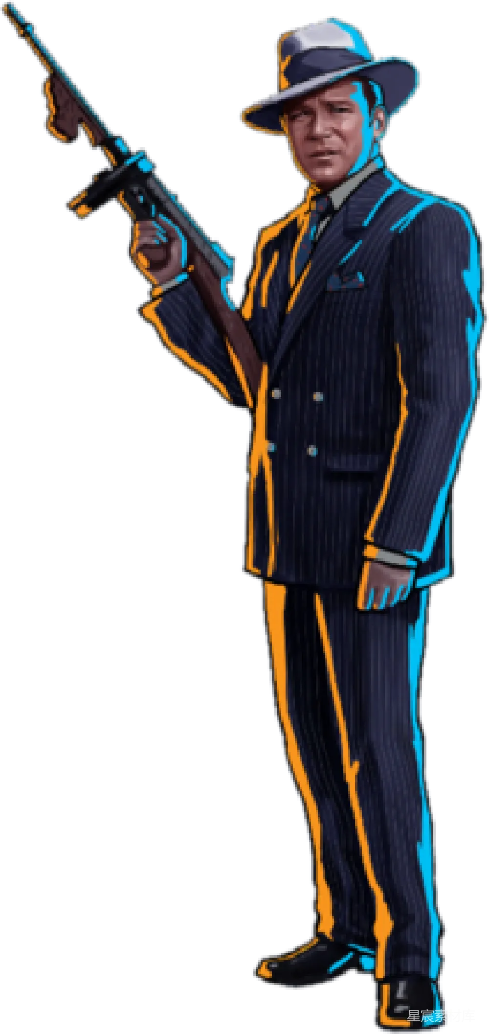 元素素材 元素 黑帮