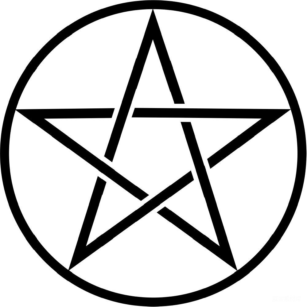 元素素材 五芒星