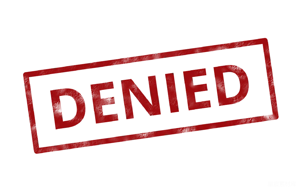 元素素材 拒绝标志 红色 标识符 DENIED红色背景标志