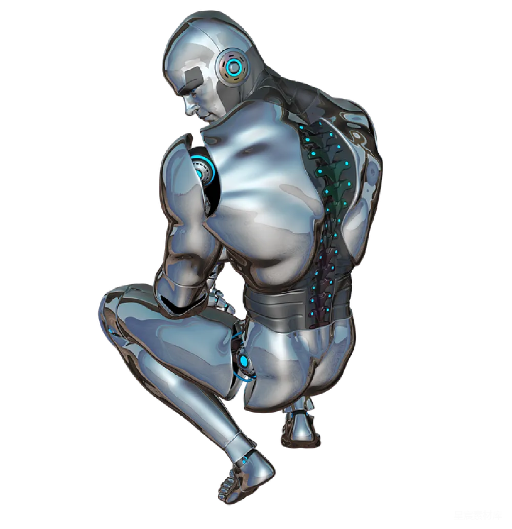 元素素材 未来科技 机械人 科幻 未来机械战士