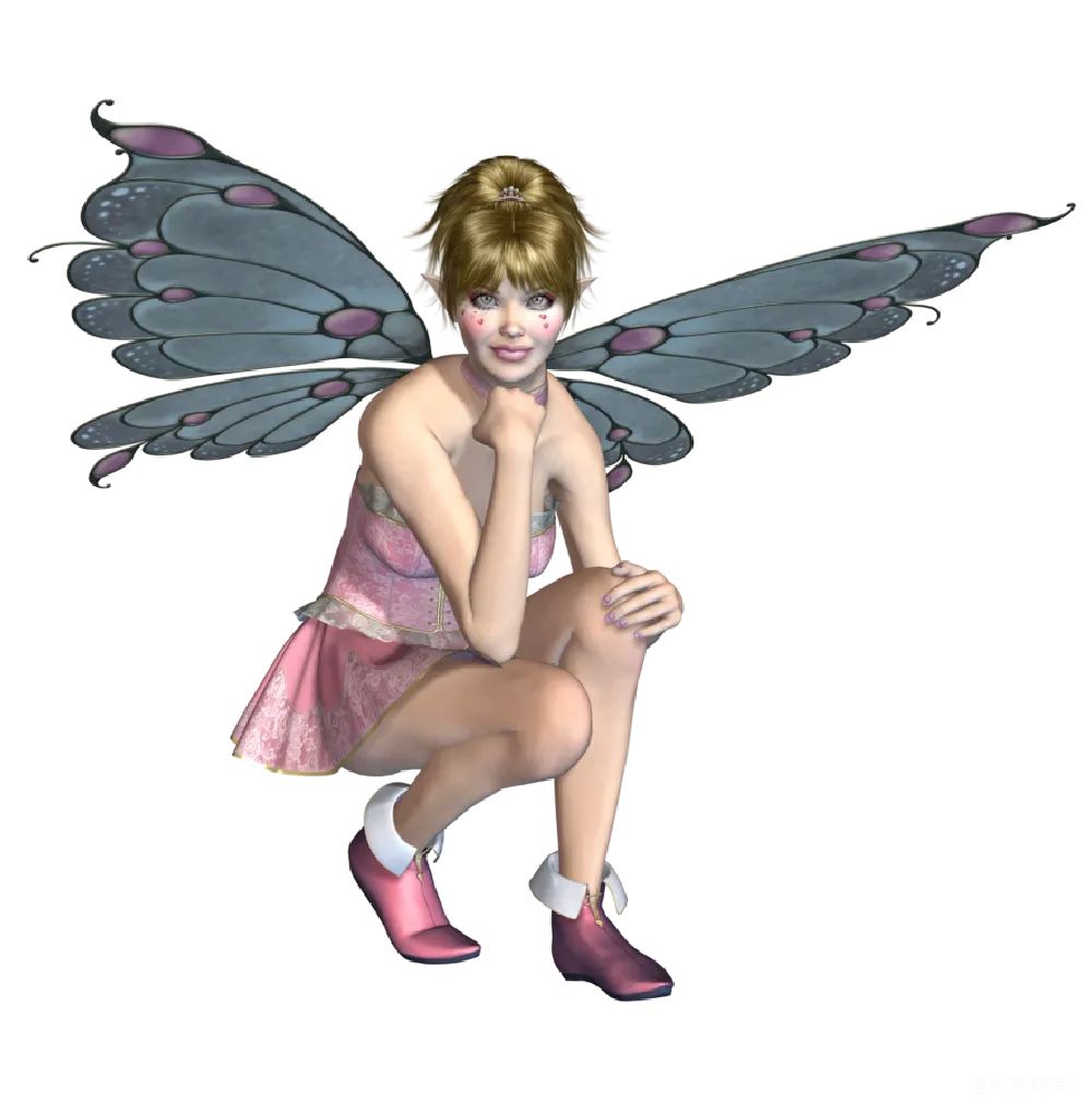 元素素材 元素 仙女