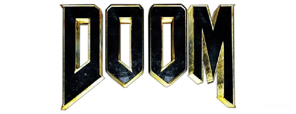 元素素材 DOOM游戏标志
