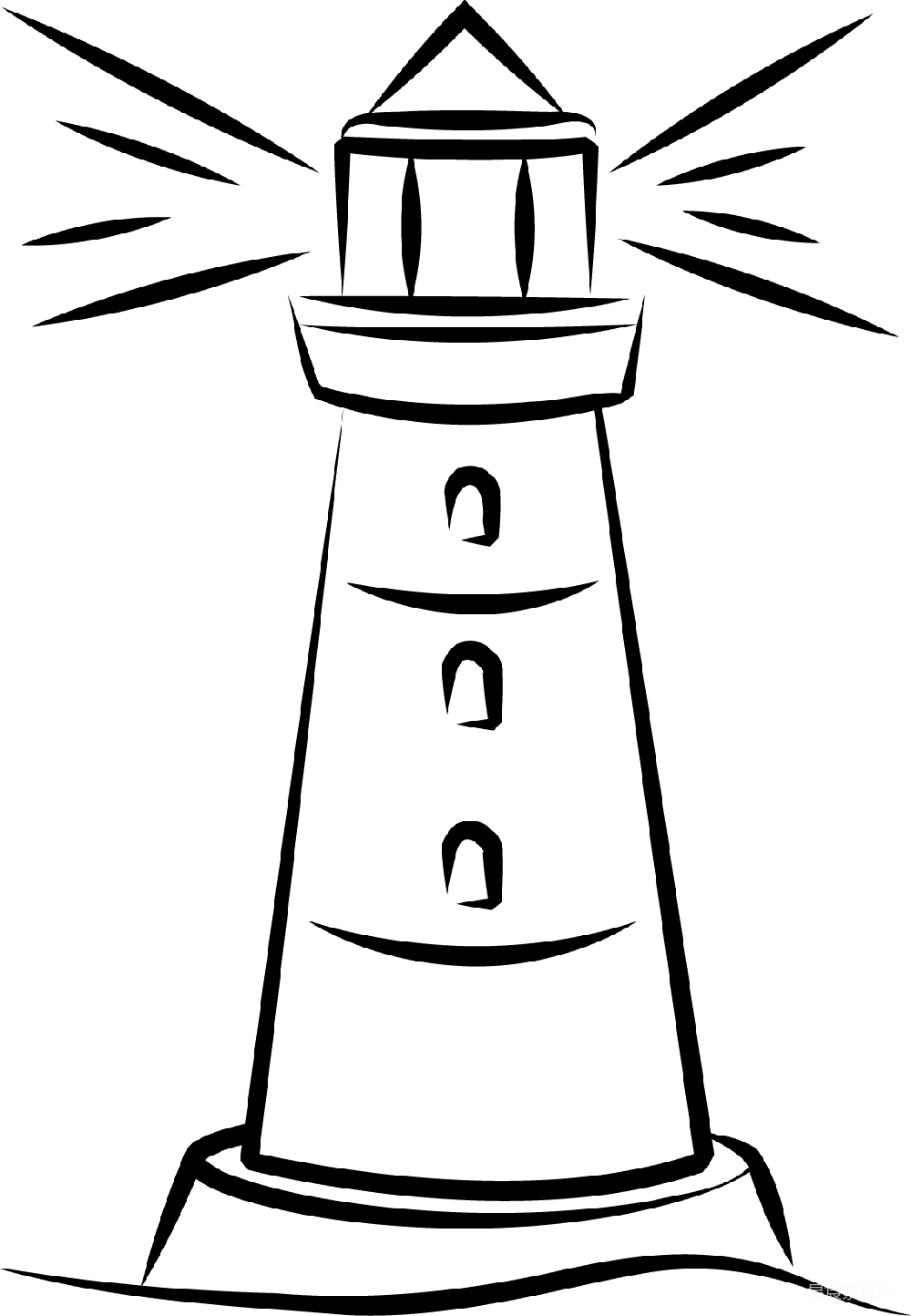 元素素材 灯塔