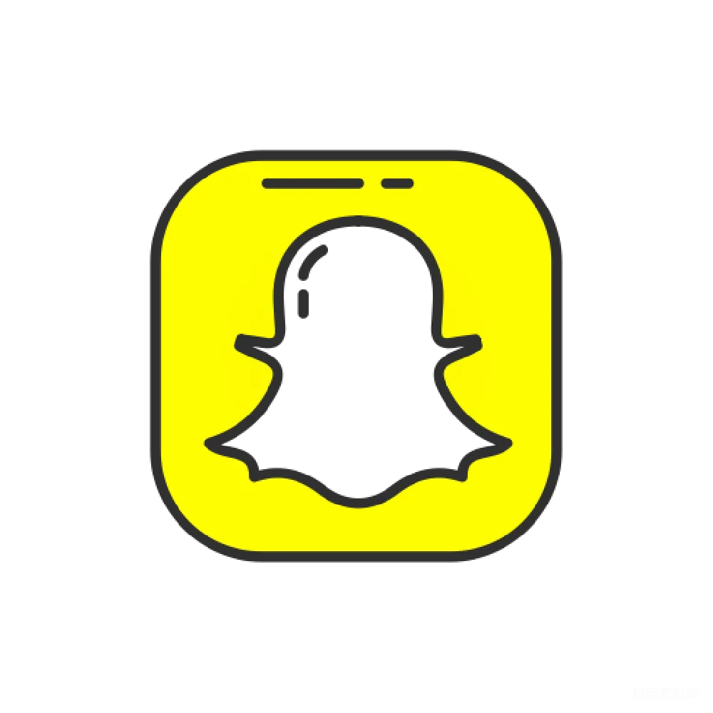 元素素材 Snapchat图标