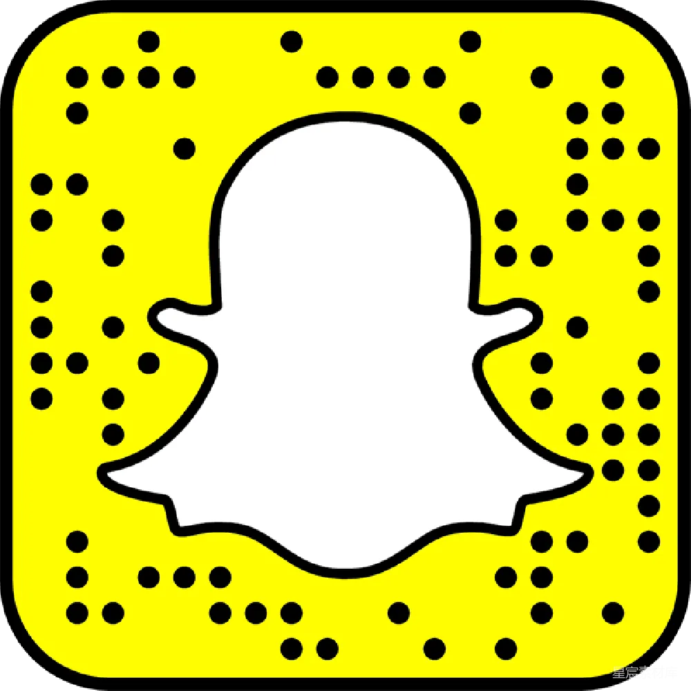 元素素材 社交媒体 图标 应用程序 Snapchat扫描二维码