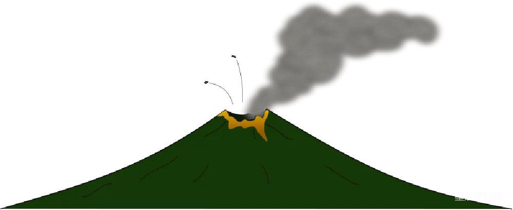 元素素材 元素 火山