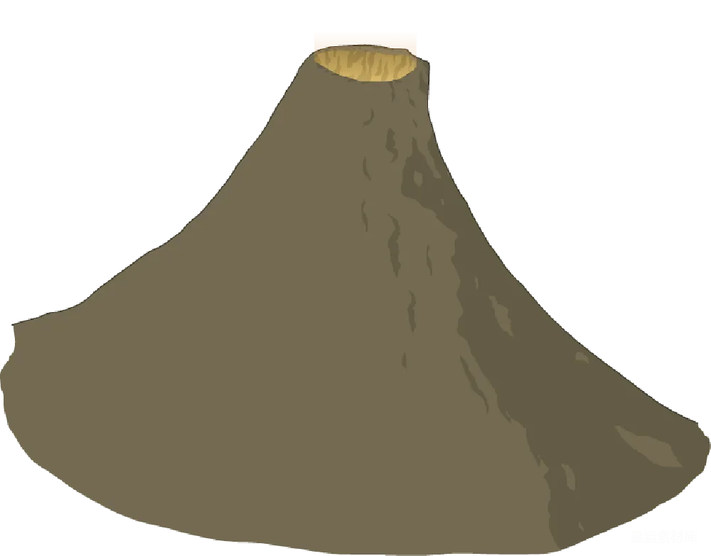 元素素材 元素 火山