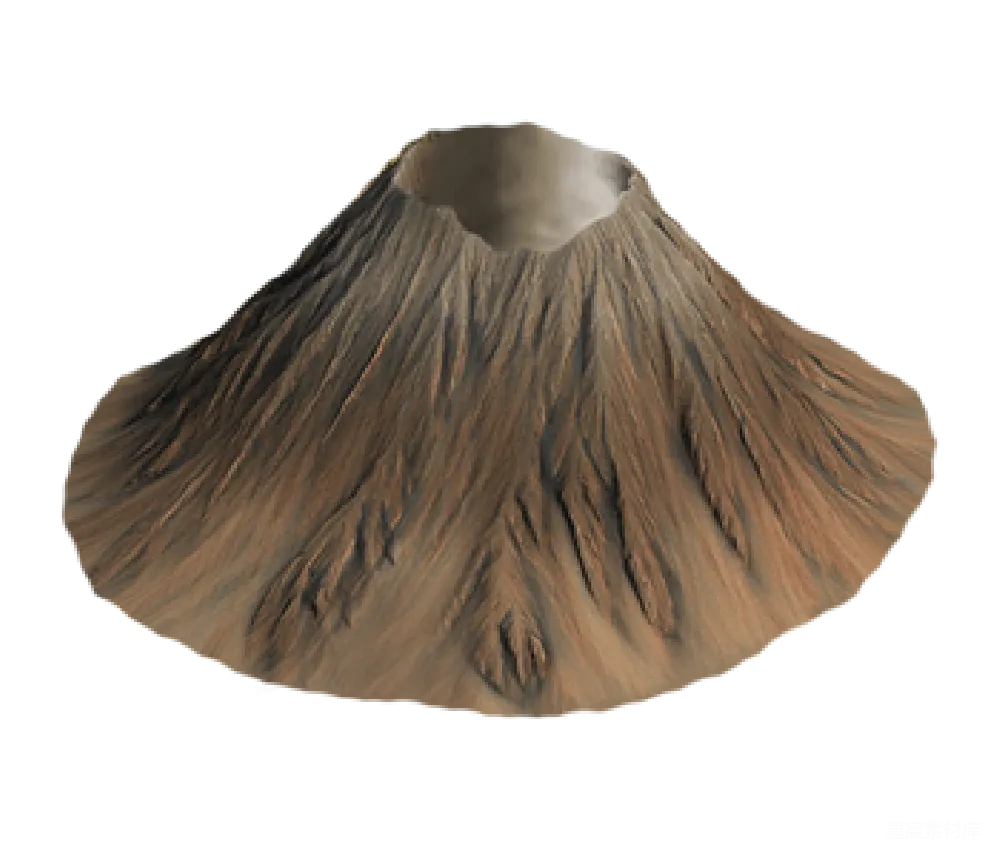 元素素材 元素 火山
