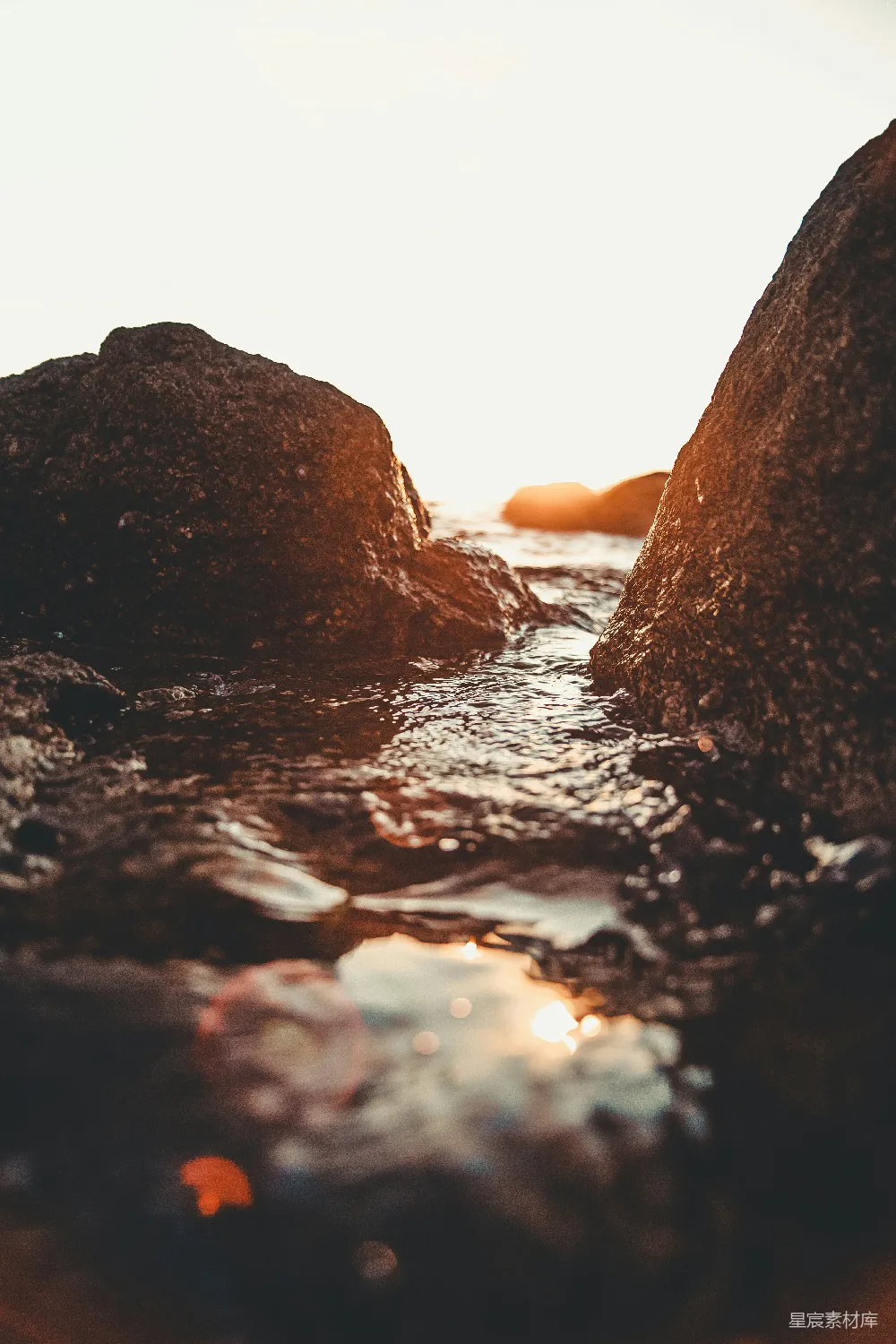 高清摄影 自然 金秋时节的 rocky 海岸