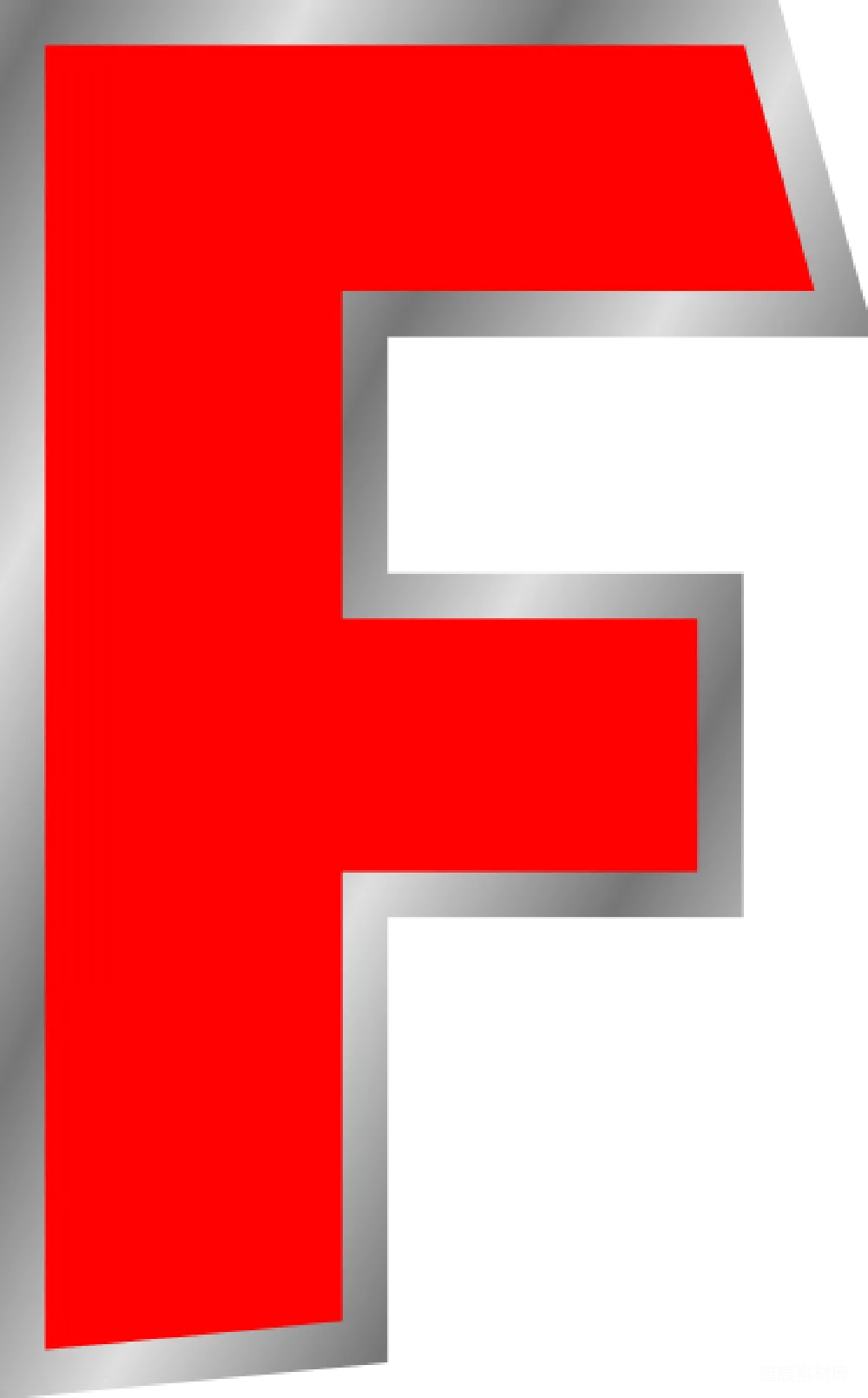 元素素材 元素 红色字母F