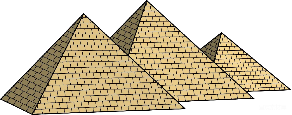 元素素材 元素 金字塔