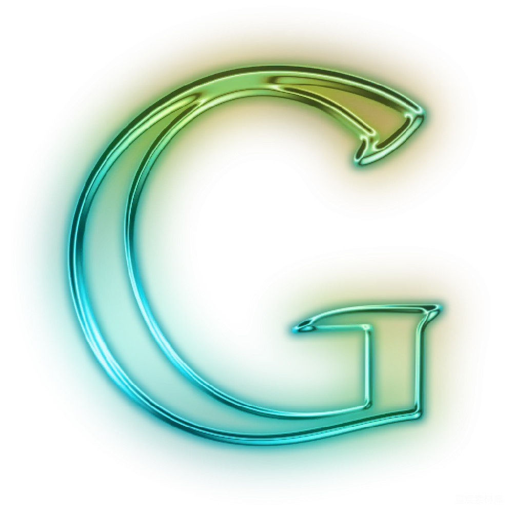 元素素材 动态渐变字母G