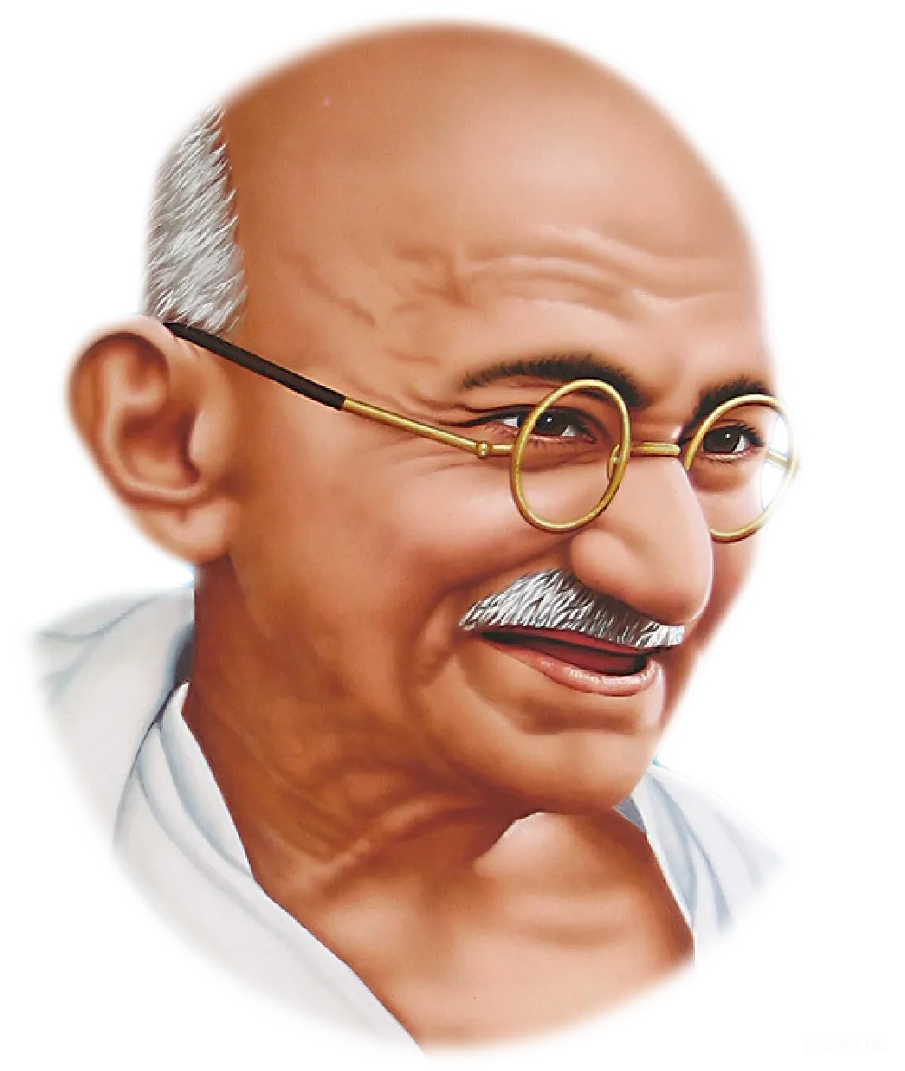 元素素材 元素 圣雄 Gandhi