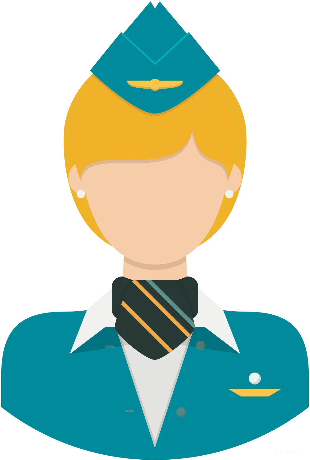 元素素材 元素 空姐
