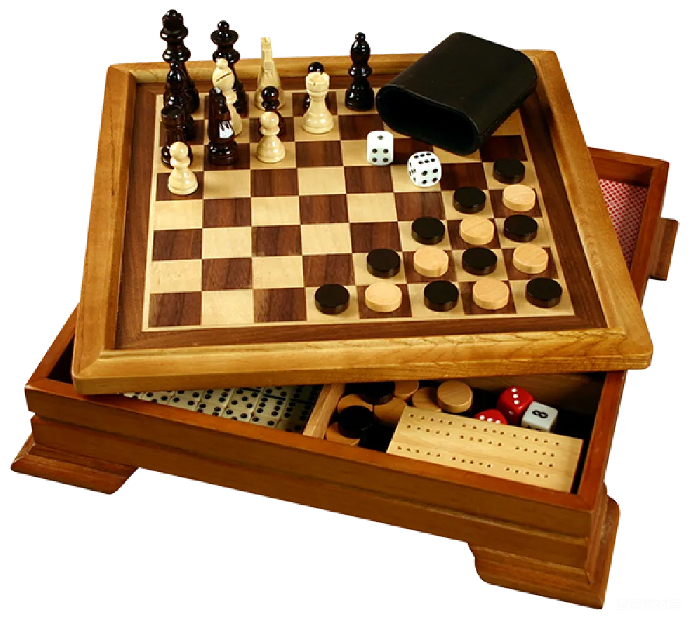 元素素材 棋盘游戏 便携式 娱乐 多用途棋盘游戏盒